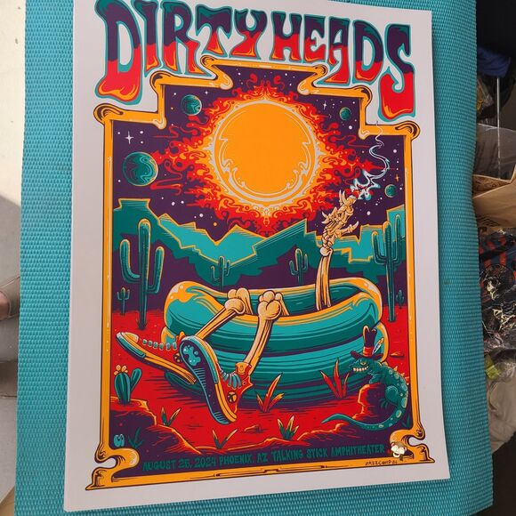 Dirty Heads Concert Poster Phoenix, Arizona 8/25/24 Limited Edition 12/100 - Picture 1 of 1